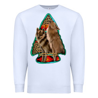 White howling wolves arrowhead Premium Sweatshirt - Jasminsmagicworld