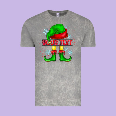 Elf Your Text Vintage Tee Designed By Cowhidedigitalart