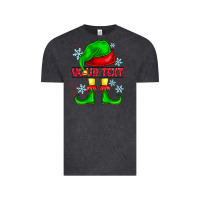 Vintage Black Elf Your Text Vintage Tee - CowhideDigitalArt