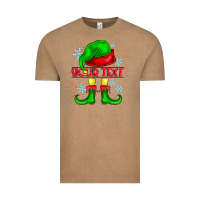 Vintage Coffee Elf Your Text Vintage Tee - CowhideDigitalArt