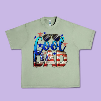 Cool American Dad 4th Of July Urban Heavy Tee Designed By Lillyallendesigns