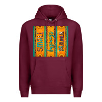 Burgundy small business mama Premium Hoodie - Artiststas