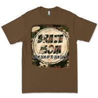 Cacao Brave mom from son up to son down Mother's Day Premium Tee - FaDigitalArtStudio