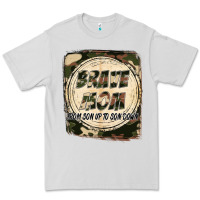 Dove Grey Brave mom from son up to son down Mother's Day Premium Tee - FaDigitalArtStudio