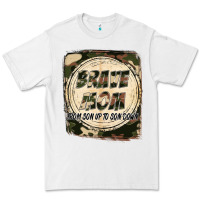 White Brave mom from son up to son down Mother's Day Premium Tee - FaDigitalArtStudio