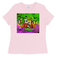 Bubblegum Pink one spooky nurse tumbler Ladies Tee - BundleAndBundleShop