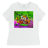 White one spooky nurse tumbler Ladies Tee - BundleAndBundleShop
