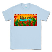 Dusty Blue desert darlin' aztec desert sunset license plate Classic Tee - Artiststas