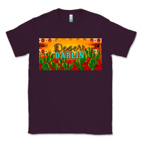 Desert Darlin' Aztec Desert Sunset License Plate Classic Tee | Teevron