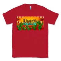 Red desert darlin' aztec desert sunset license plate Classic Tee - Artiststas
