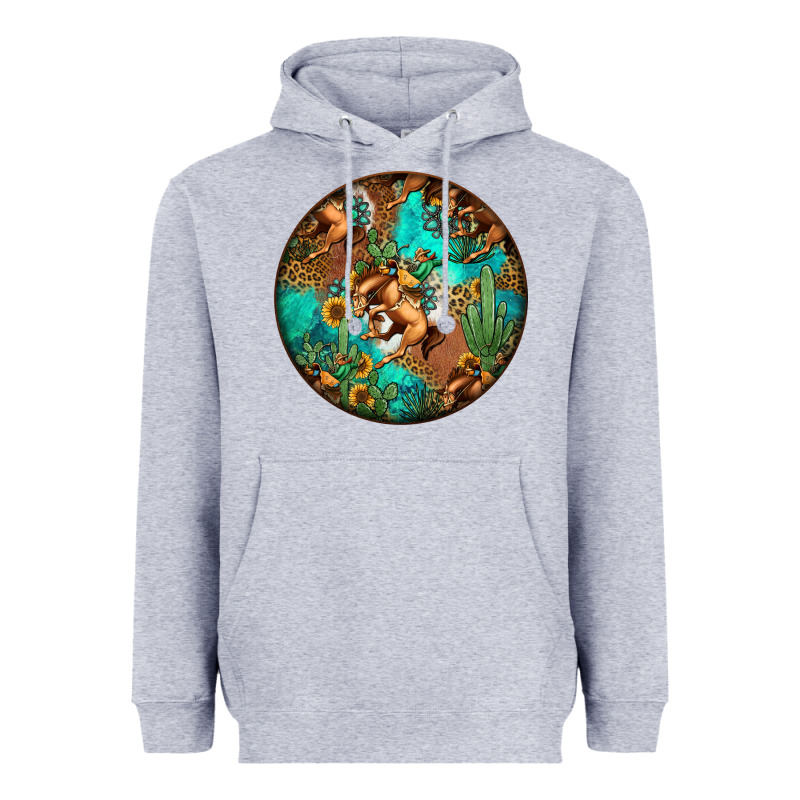 Western Pattern Circle Heavyweight Hoodie by Jasminsmagicworld | Teevron