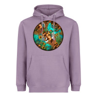 Lavender western pattern circle Heavyweight Hoodie - Jasminsmagicworld