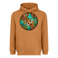 Meerkat western pattern circle Heavyweight Hoodie - Jasminsmagicworld