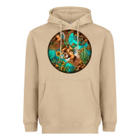 Mushroom western pattern circle Heavyweight Hoodie - Jasminsmagicworld