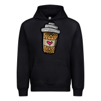 Black leopard glitter coffee cup Urban Hoodie - Jasminsmagicworld