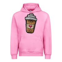 Fuchsia Pink leopard glitter coffee cup Urban Hoodie - Jasminsmagicworld