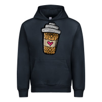 Navy leopard glitter coffee cup Urban Hoodie - Jasminsmagicworld