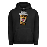 Pigment Black leopard glitter coffee cup Urban Hoodie - Jasminsmagicworld
