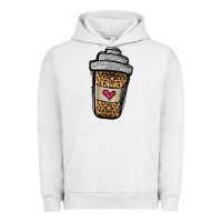 Pigment Lunar Rock leopard glitter coffee cup Urban Hoodie - Jasminsmagicworld