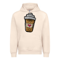 Sandshell leopard glitter coffee cup Urban Hoodie - Jasminsmagicworld