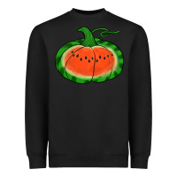 Black watermelon pumpkin Heavyweight Sweatshirt - Jasminsmagicworld