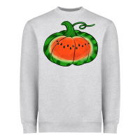 Heather Grey watermelon pumpkin Heavyweight Sweatshirt - Jasminsmagicworld