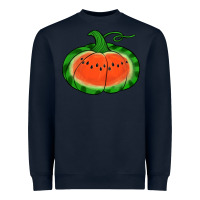 Navy watermelon pumpkin Heavyweight Sweatshirt - Jasminsmagicworld