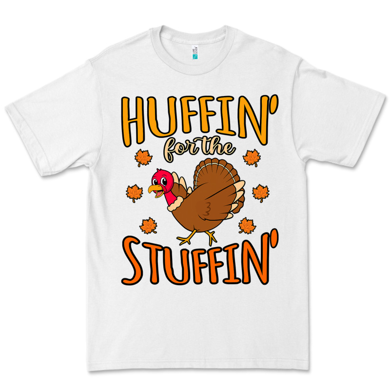 Huffin Stuffin Turkey Thanksgiving Premium Tee by linhVisuals | Teevron