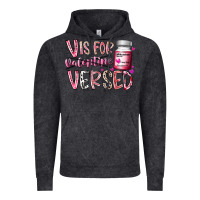 Vintage Black v is for valentine versed Vintage Hoodie - RacoonDesign