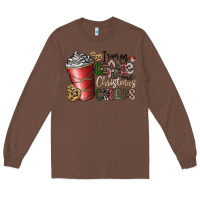 Chestnut I Run On Coffee And Christmas Cheers Long Sleeve Tee - CowhideDigitalArt