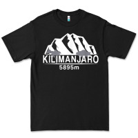 Mountains Kilimanjaro 5540m Scene Hiking Profi Premium Tee | Teevron