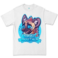 White hyena terrible anxiety Premium Tee - linhVisuals