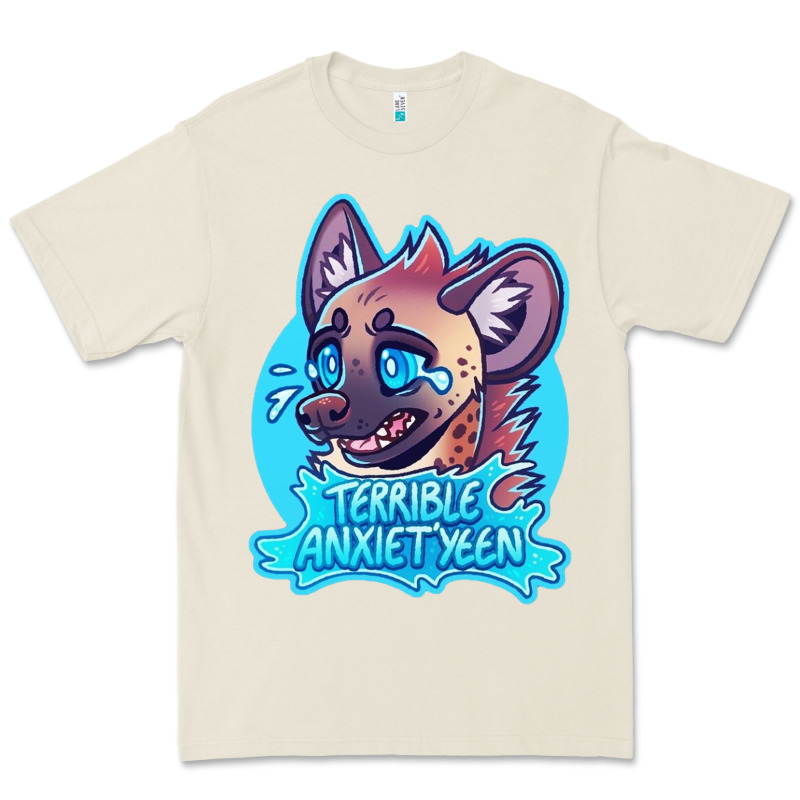 Hyena Terrible Anxiety Premium Tee by linhVisuals | Teevron