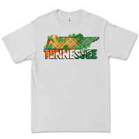 Dove Grey tennessee map st patricks day Premium Tee - FaDigitalArtStudio
