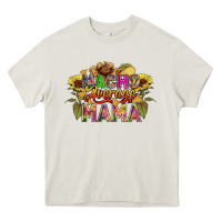 Cream Nacho average mama Heavy Core Tee - FaDigitalArtStudio