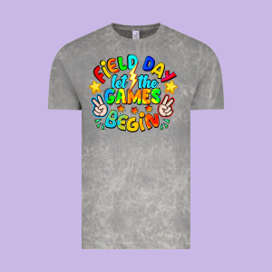 Field Day Let The Games Begin Vintage Tee Designed By Cowhidedigitalart