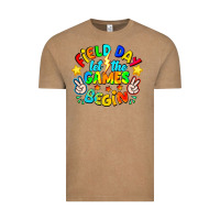 Vintage Coffee Field Day Let The Games Begin Vintage Tee - CowhideDigitalArt