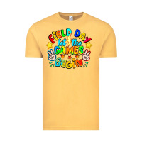 Vintage Mustard Field Day Let The Games Begin Vintage Tee - CowhideDigitalArt