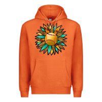 Carrot Softball Sunflower Premium Hoodie - Jasminsmagicworld