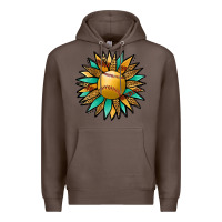 Coffee Softball Sunflower Premium Hoodie - Jasminsmagicworld