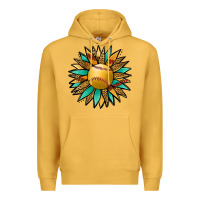 Mustard Softball Sunflower Premium Hoodie - Jasminsmagicworld
