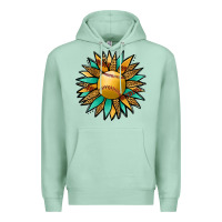 Seafoam Softball Sunflower Premium Hoodie - Jasminsmagicworld