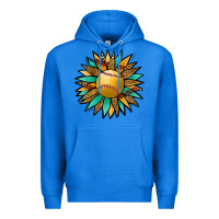 True Royal Softball Sunflower Premium Hoodie - Jasminsmagicworld
