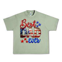 Oil Green Best Dad Ever 4th of July Urban Heavy Tee - LillyAllenDesigns