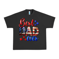 Pigment Black Best Dad Ever 4th of July Urban Heavy Tee - LillyAllenDesigns