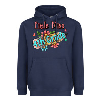 Navy little miss fourth grade Heavyweight Hoodie - Jasminsmagicworld