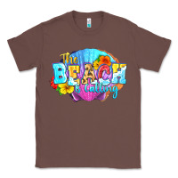 Chestnut The beach is calling Classic Tee - FaDigitalArtStudio