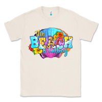 Natural The beach is calling Classic Tee - FaDigitalArtStudio