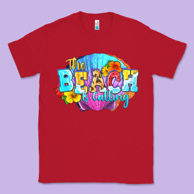 The Beach Is Calling Classic Tee Designed By Fadigitalartstudio