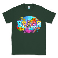 Sports Green The beach is calling Classic Tee - FaDigitalArtStudio